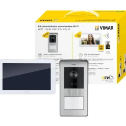 Videocitofono 7" TS WiFi Smart Home 1F RFID multispina