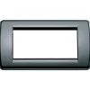 Vimar Idea placca Classica 4M tecnopolimero colore nero