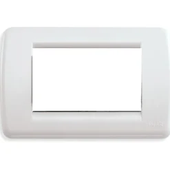Vimar Idea placca Rondò 3M tecnopolimero colore bianco