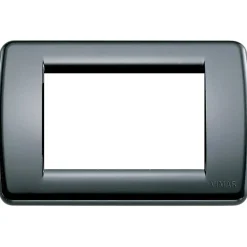 Vimar Idea placca Rondò 3M tecnopolimero colore nero
