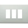 Vimar 8000 placca 3M alluminio anodizzato scatto colore oro