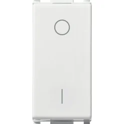 Vimar Plana interruttore 2P 16AX 250 V tasto sostituibile colore bianco