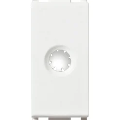 Vimar Plana passacavo con serracavo colore bianco