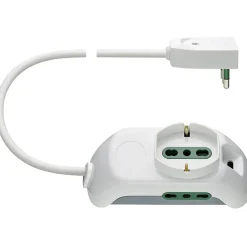 Vimar presa multipla universale, 2 P17/11 e SPB17 colore bianco