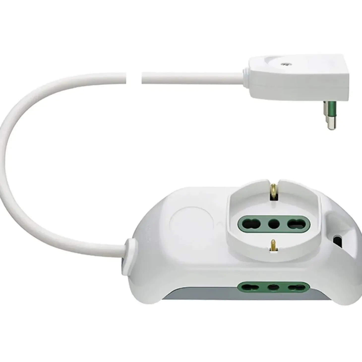 Vimar presa multipla universale, 2 P17/11 e SPB17 colore bianco