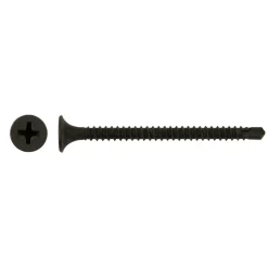 Vite autoperforante per cartongesso PH2 nero 3,5x25 mm 180 pz