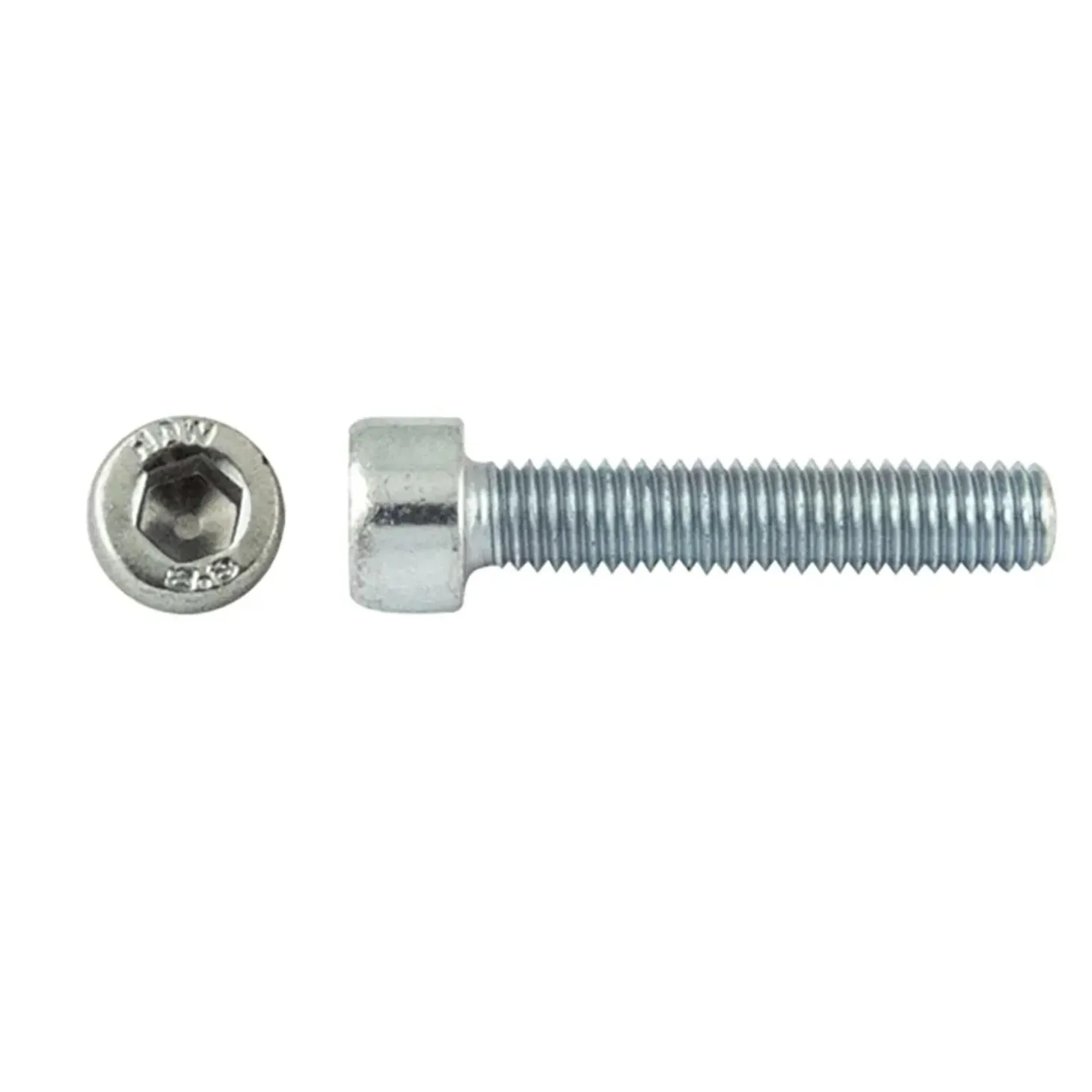 Vite ferro testa cilindrica cava esagonale din 912 zincata mm 6x20