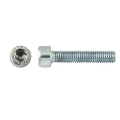 Vite ferro testa cilindrica cava esagonale din 912 zincata mm 6x40