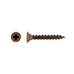 Vite per legno testa piana svasata bronzata mm 4x40 pezzi 200
