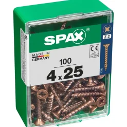 Vite SPAX TSP POZI bronzata 4x25 M 100 pz