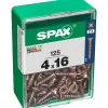 Vite SPAX TSP POZI bronzata 4x16 M 125 pz