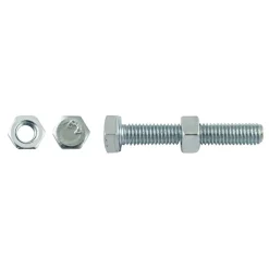 Viti di ferro a testa esagonale con dado 5x40 mm 60 pz