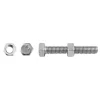 Viti di ferro a testa esagonale 6x40 mm con dado inox 15 pz
