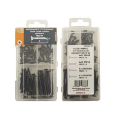 Viti per legno a testa piana svasata bronzate x60 pz