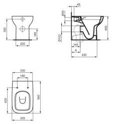 WC a terra Ideal Standard i.Life A