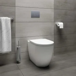 Wc Arc filo muro con sedile soft-close 54x36 cm bianco opaco