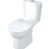 WC sospeso Punk compatto senza bordo 35x75,5 cm bianco