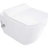 WC sospeso Song funzione bidet con miscelatore 37,2x34,9 cm bianco