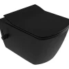 WC sospeso Song funzione bidet con miscelatore 37,2x34,9 cm nero