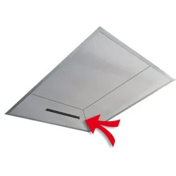 Zanzariera adesiva con cerniera Irs Ecco Zip 130x150 cm nera