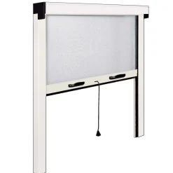 Zanzariera avvolgibile Irs 140x160 cm bianca