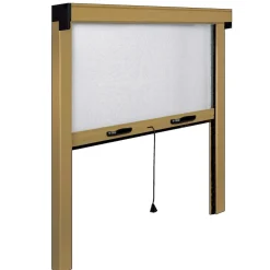 Zanzariera avvolgibile Irs 100x160 cm bronzo