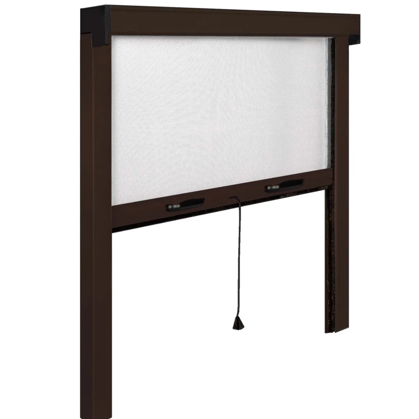 Zanzariera avvolgibile Irs 100x160 cm marrone